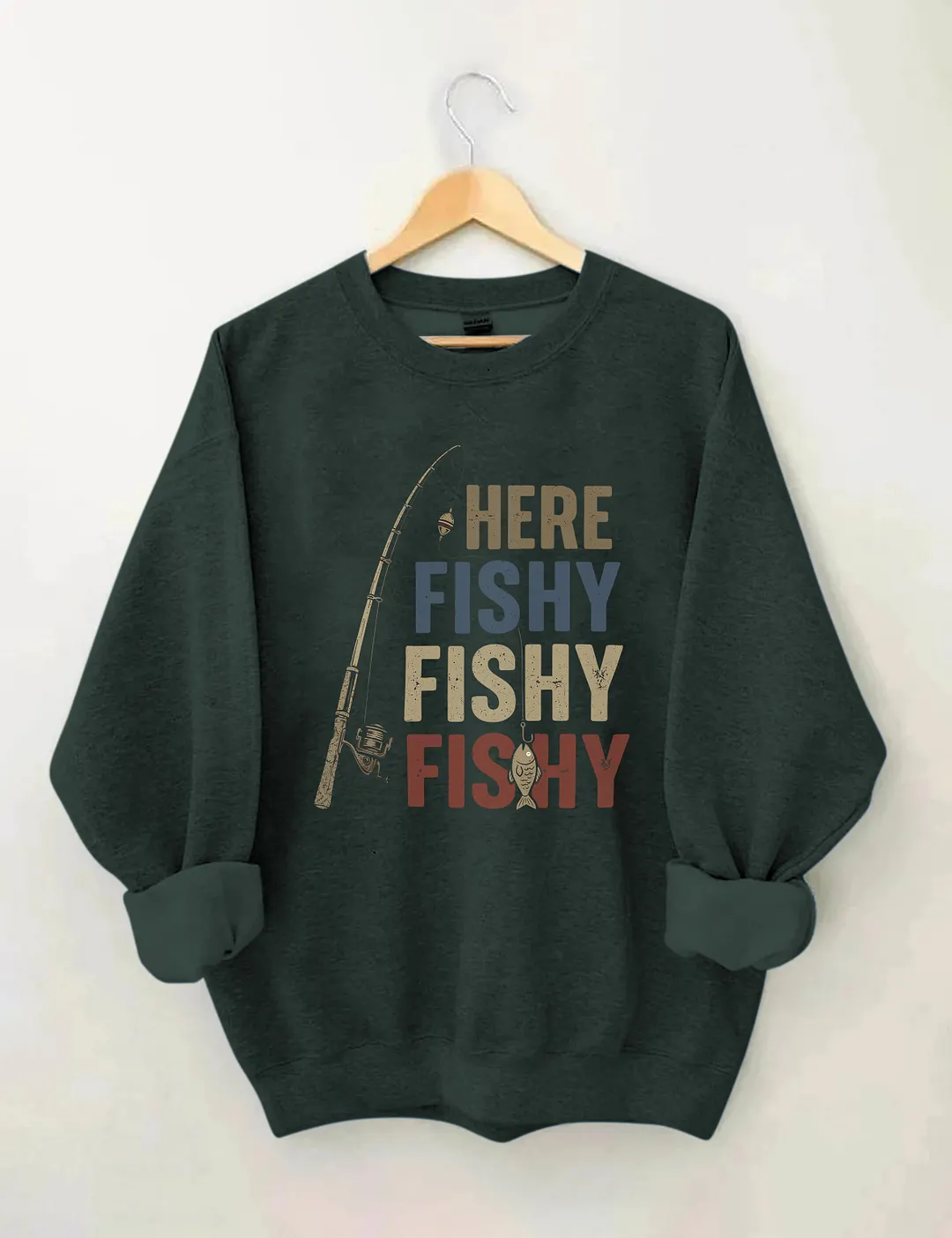 Here Fishy Sweatshirt