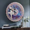  DIY Round Metal Tin Ballet Girl Diamond Painting Special Shaped  Clock Kit