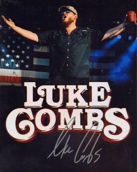 REPRINT - LUKE COMBS Country Autographed Signed 8 x 10 Photo Poster painting Man Cave