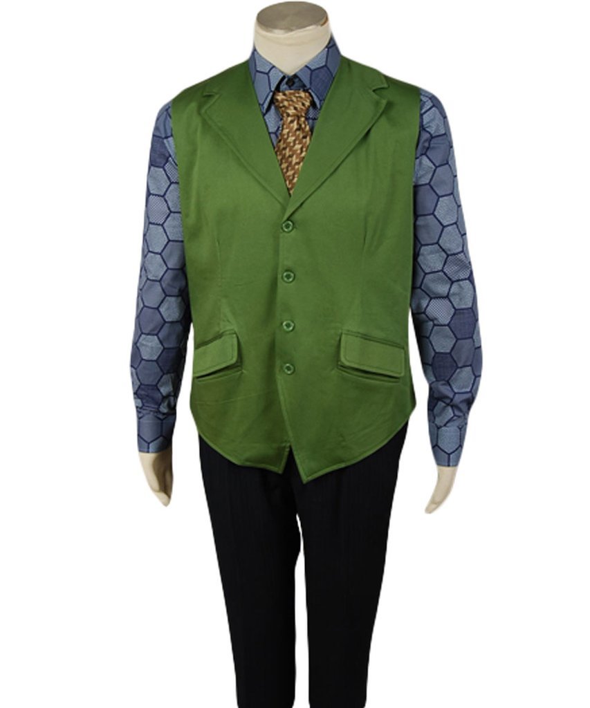 Dark Knight Joker Hexagon Shirt Vest Costume