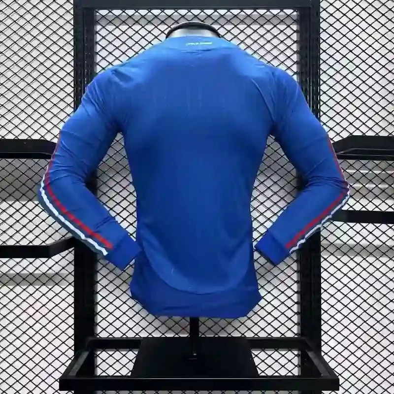 2024 Long Sleeve Player Version Italy Home Football Shirt 1:1 Thai Quality