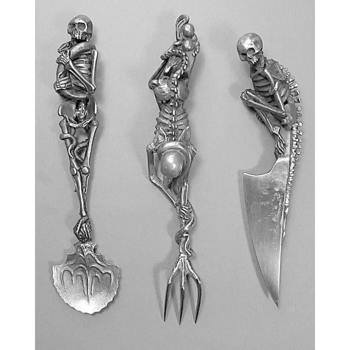Halloween Gift Skeletal Cutlery Sets