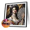 Lady beauty - peinture diamant de forme sp&eacute;ciale - 30*30cm