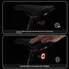 COB Smart Bicycle Rear Light Waterproof Auto Brake Sensing Light (Seat Rails)