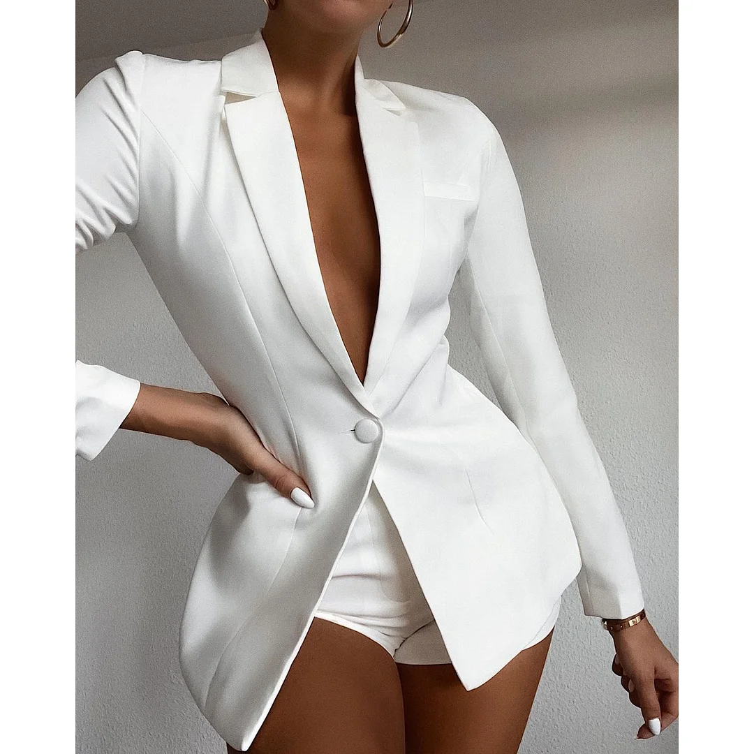 Casual Dress Suit A Loose One-button Two-piece Suit