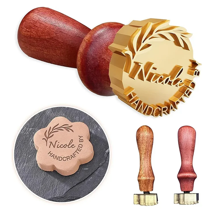 Custom Pottery Stamp for Clay, Personalized Logo Clay Stamp with Your Design, Letter Ceramic Stamps for Pottery Clay to Create Unique Imprints, Clay Potters Lovers Gifts, Polymer Clay Tools