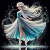 (Multi-Style) Disney Princess Silhouette-11CT Stamped Cross Stitch 40*40cm