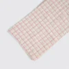 Plaid Knitting Gift Package Flower Wrapping Fabric