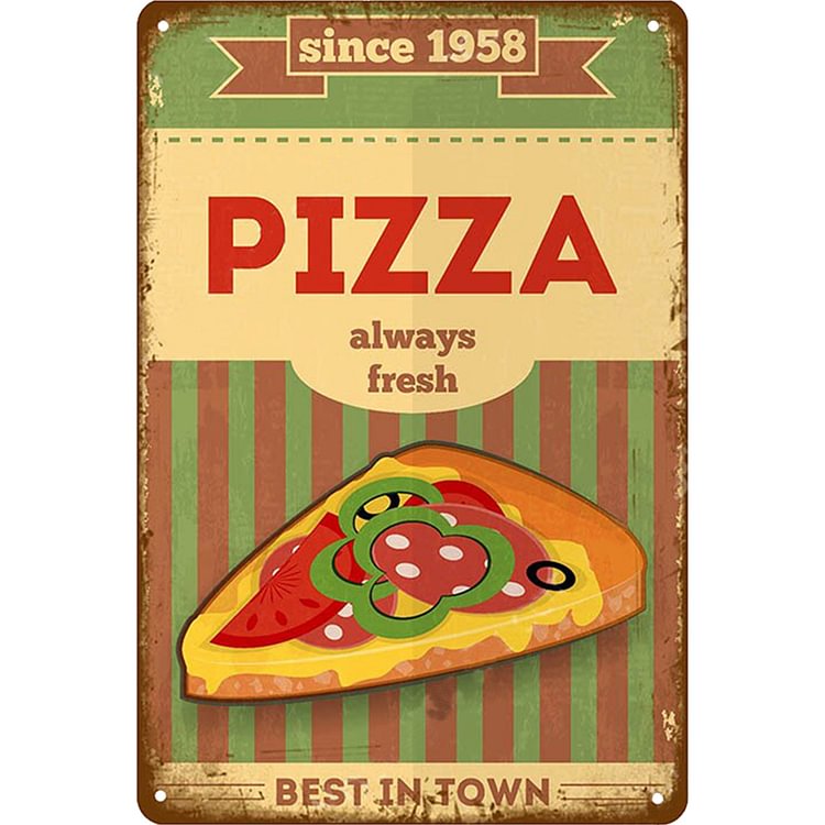 Pizza - Vintage Tin Signs/Wooden Signs - 8*12Inch/12*16Inch