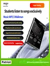 MP3 player for students, MP4 player, English listening music player for high school students, Bluetooth.