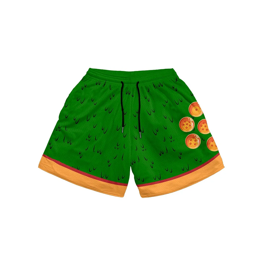 Men's Casual Print Panel Shorts