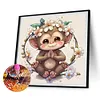4pcs Diamond Painting -DIY Round Drill Animal