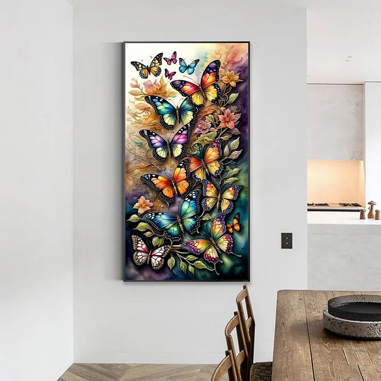 Butterfly Dragonfly - Full Round - Diamond Painting (40*70cm)