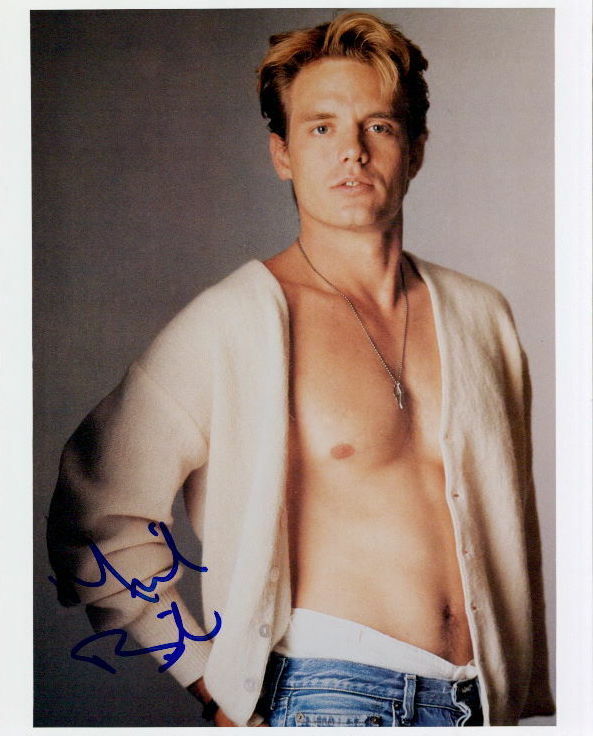 Michael Biehn shirtless signed 8x10 Photo Poster painting