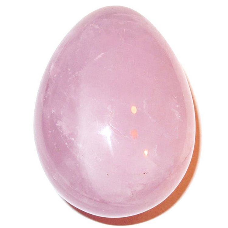 Easter Rose Quartz Dancing Star Crystal Egg