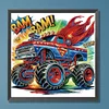 Captain America SUV - speziell geformtes Diamond Painting - 30*30cm