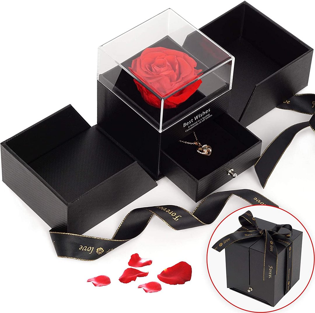 Lux Rose  (Free Gift 100 different languages Necklace)