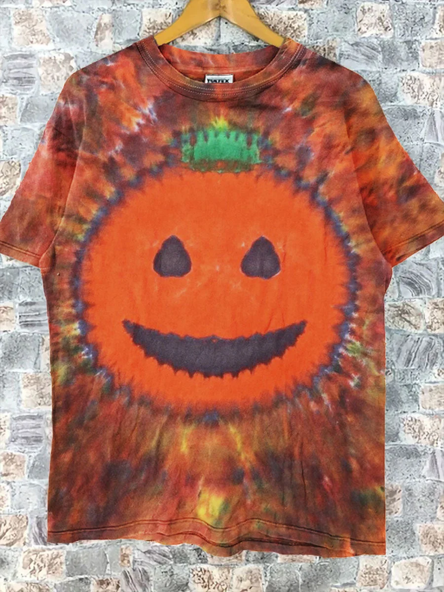 Pumpkin Tie Dyed T-shirt