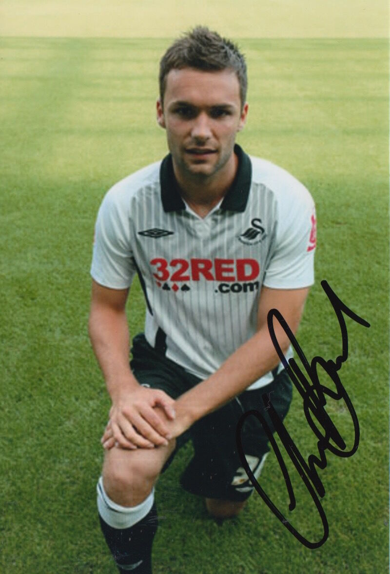 SWANSEA CITY HAND SIGNED CHAD BOND 6X4 Photo Poster painting 2.