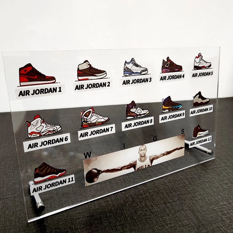 James Curry Nba Basketball Star Acrylic Jersey Decoration Kobe 36-piece Jersey Collection Desktop Decoration