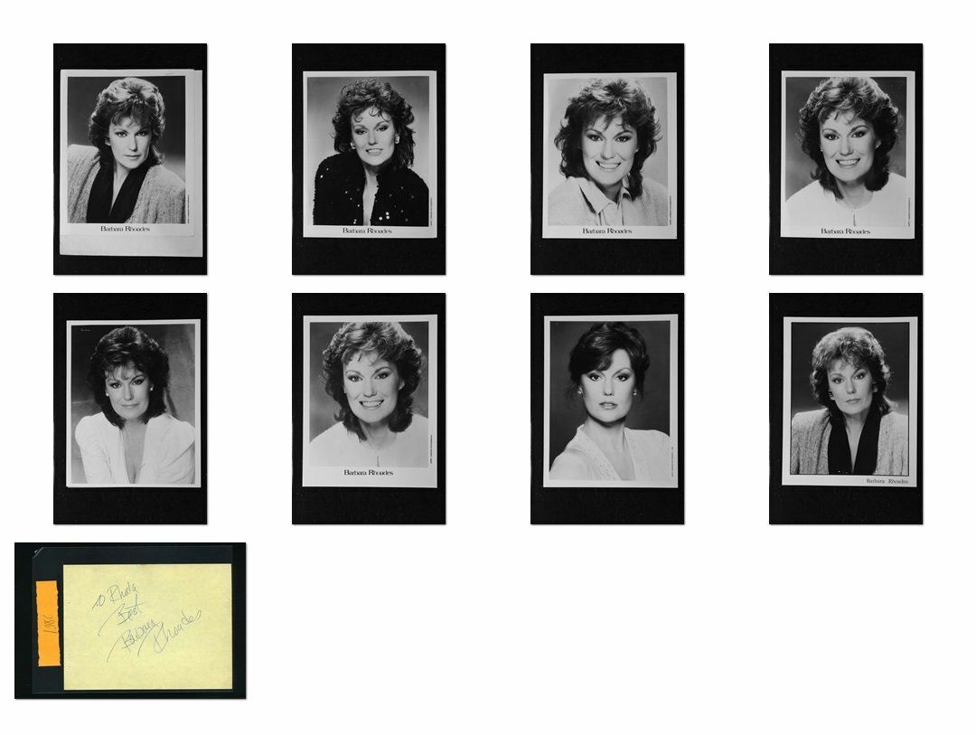 Barbara Rhoades - Signed Autograph and Headshot Photo Poster painting set - Goodbye Girl