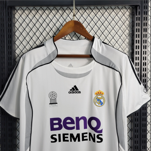 Retro 2006/2007 Real Madrid Home Football Shirt Thai Quality