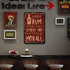 Drink Rum - Metal Tin Signs(8*12Inch/12*16Inch) - Bar