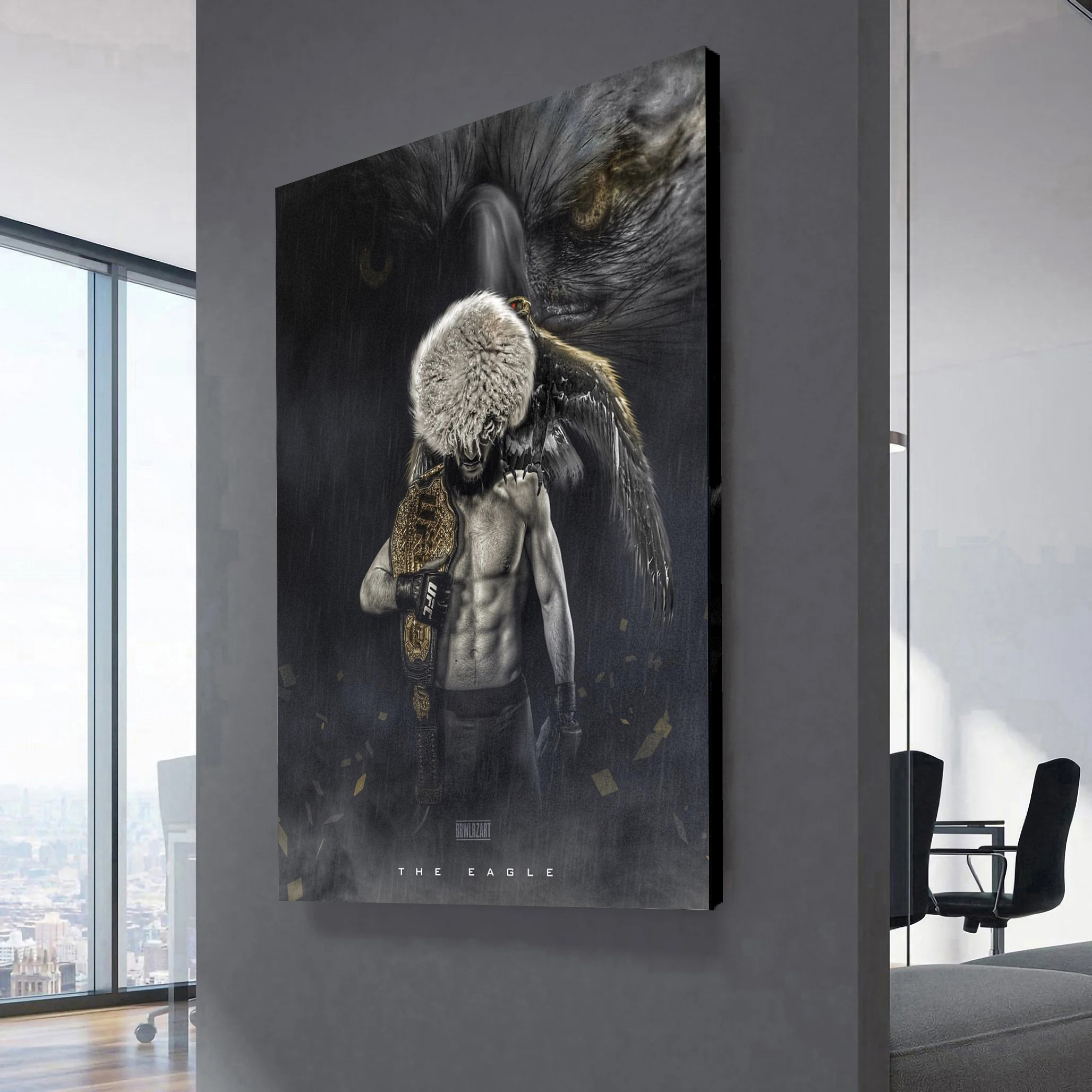 Khabib Nurmagomedov Canvas Wall Art 