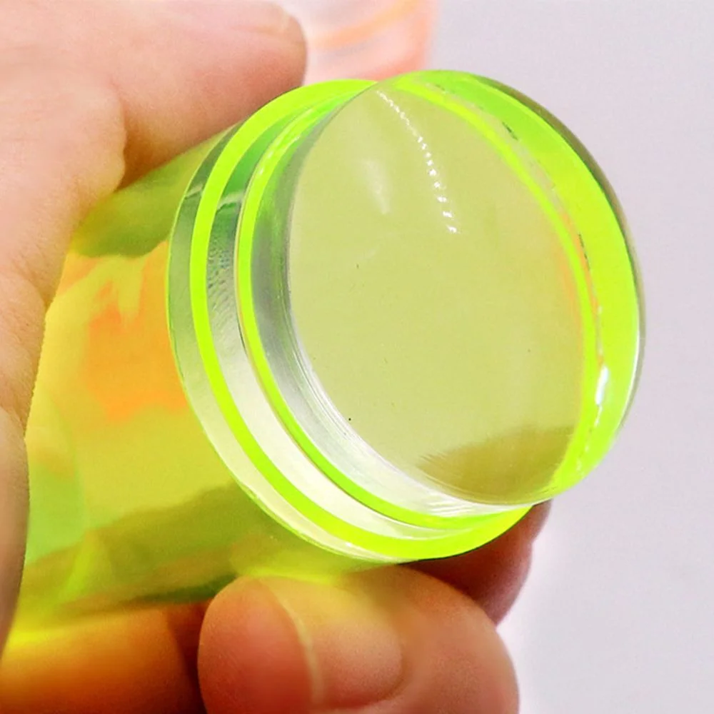 New Nail Stamper Set Jelly Head With Scraper Nail Art Template Print Silicone Stamping Plate Tools Manicure Accessories