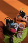 King Kai & Son Goku Having Meal - Dragon Ball Statue - SENZUBEAN Studio