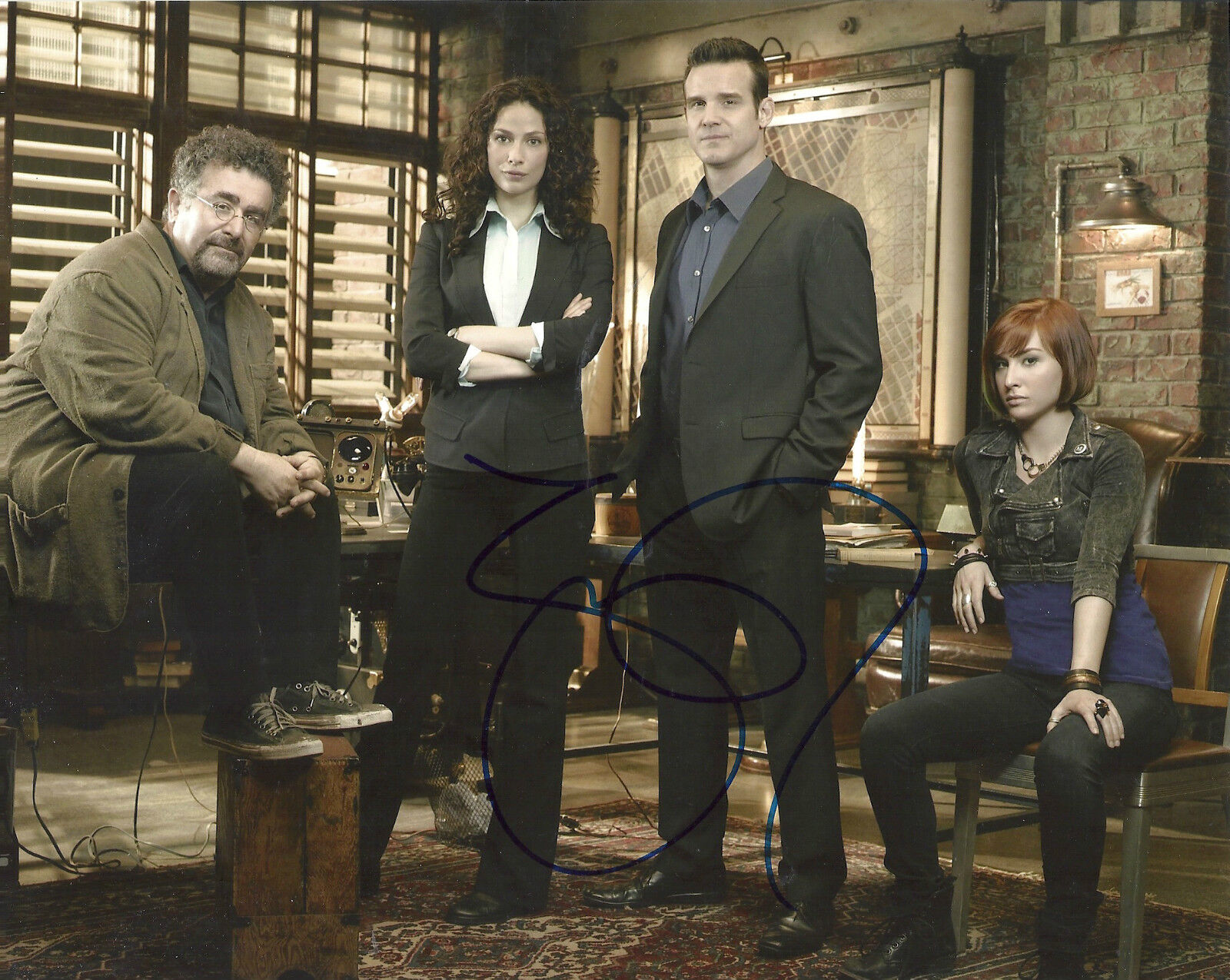 EDDIE MCCLINTOCK 'WAREHOUSE 13' PETE LATTIMER SIGNED 8X10 PICTURE *COA 1