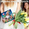 6pcs Diamond Painting Goblin Greeting Card Kits with Envelopes for Family Friend Gifts