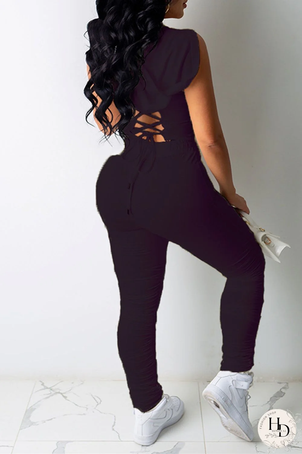 Yellow Fashion Sexy Solid Strap Design Hooded Collar Sleeveless Two Pieces