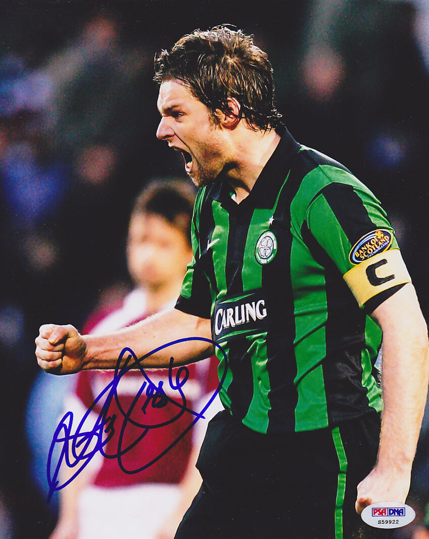 Steven Pressley SIGNED 8x10 Photo Poster painting Scotland *VERY RARE* PSA/DNA AUTOGRAPHED