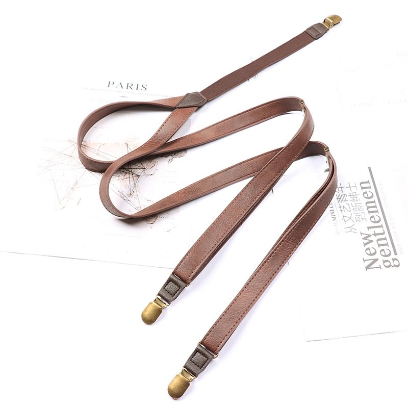 Anti-slip Elastic Suspenders With Vintage Buttons