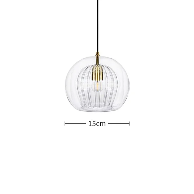 Modern Glass LED Pendant Light Bedroom Windowsill Lighting Fixtures Dining Room Living Room Hanging Lamps Staircase Pendant Lamp