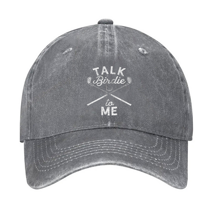 Talk Birdie to Me Funny Golf Hat
