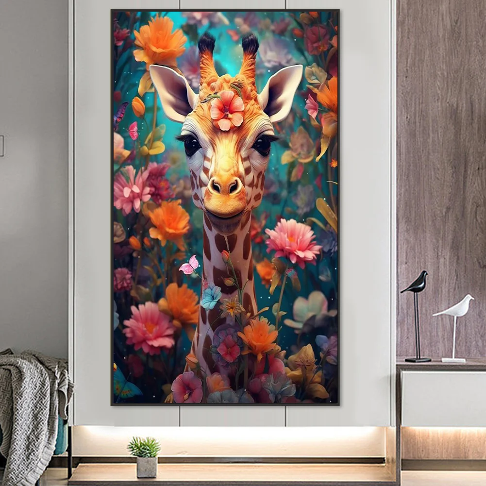 Diamond Painting - Full Square Drill - Giraffe(Canvas|45*75cm)