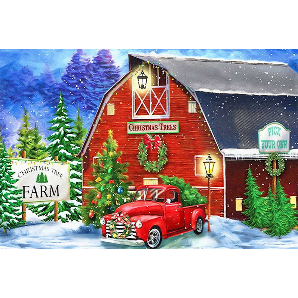 

Christmas Car - Round Drill Diamond Painting - 45*30CM, 501 Original