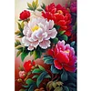 Peony - 9CT Partial Beaded Cross Stitch Kit(50x71cm)