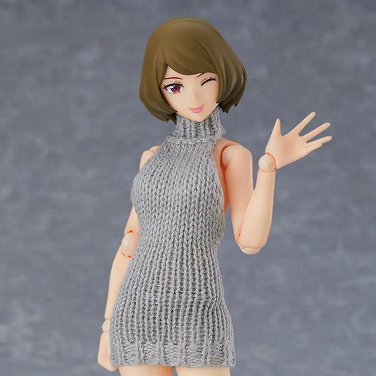 Max Factory Female figma No.505 Backless Sweater Outfit Body (Chiaki)