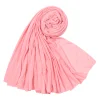 Plain Color Women Sweat Cloth Long Hijab Scarf Shawl