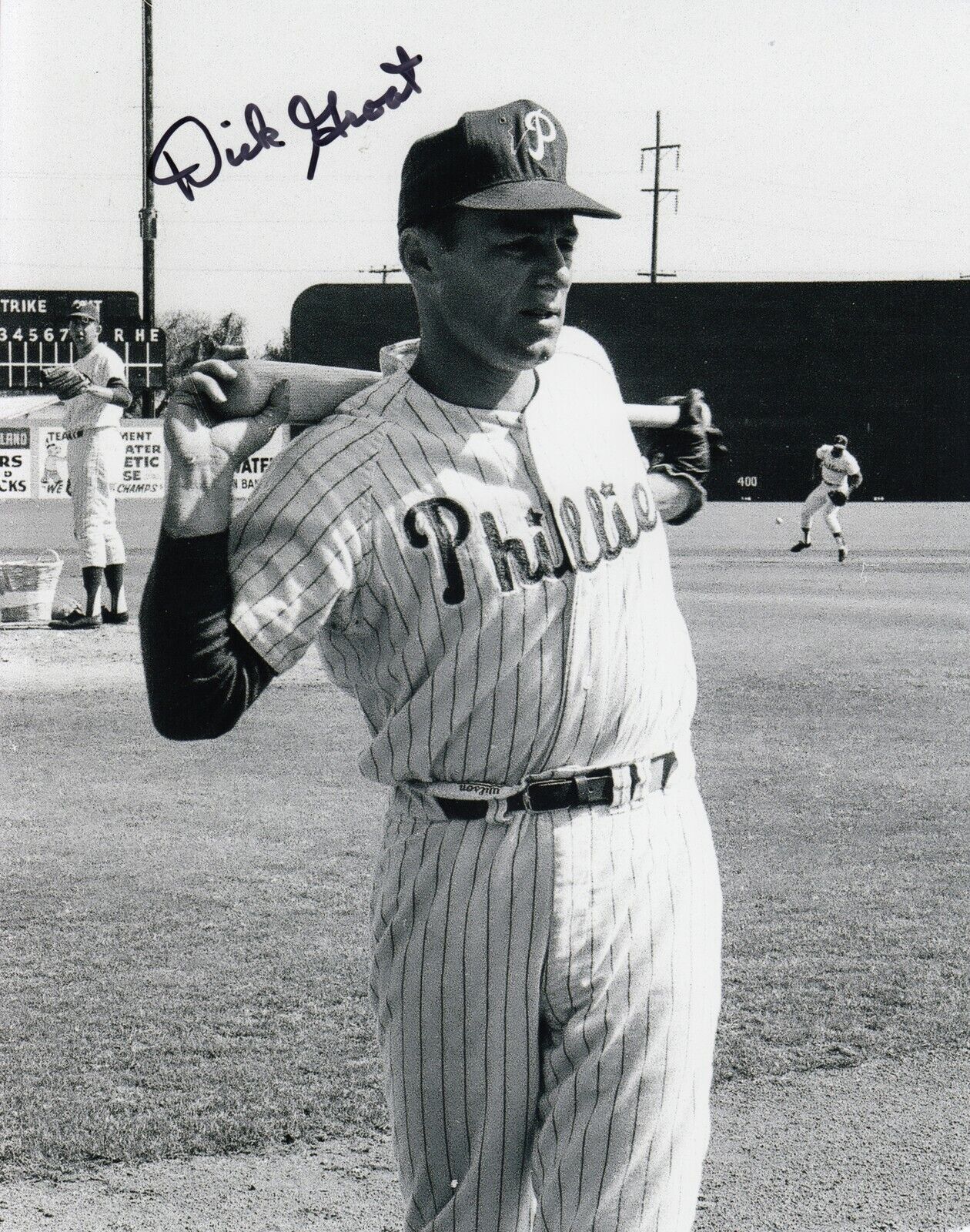 Dick Groat #0 8x10 Signed w/ COA Philadelphia Phillies 031719