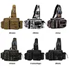 Men Fishing Tackle Backpack with Rod Holder Lure Box Gear Storage Bag Fanny Pack