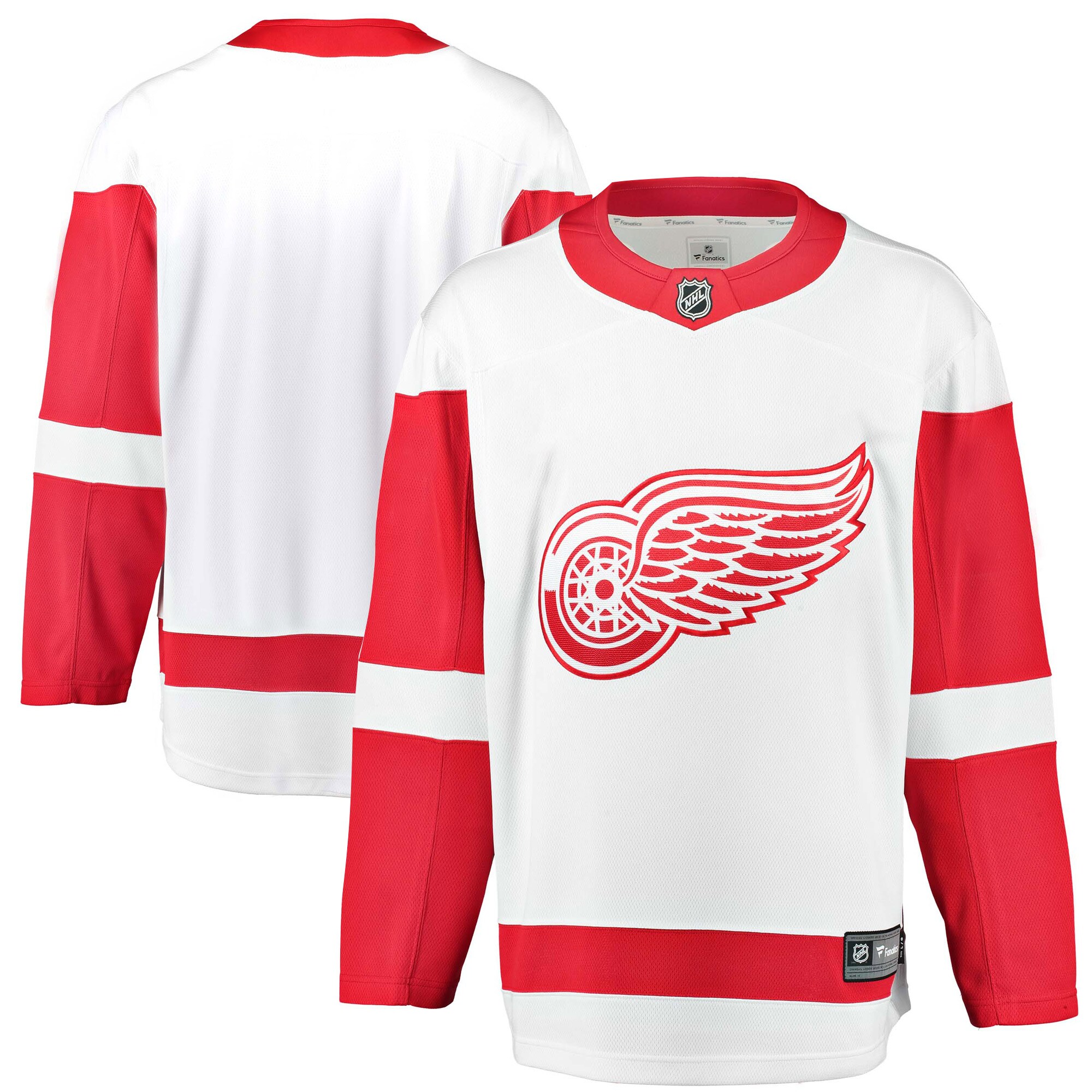 Detroit Red Wings Fanatics Breakaway Away Jersey – White mysite