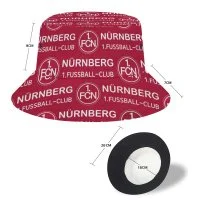 FC Nürnberg Karomuster Sommer Sonnenhut Reversible Bucket Hat