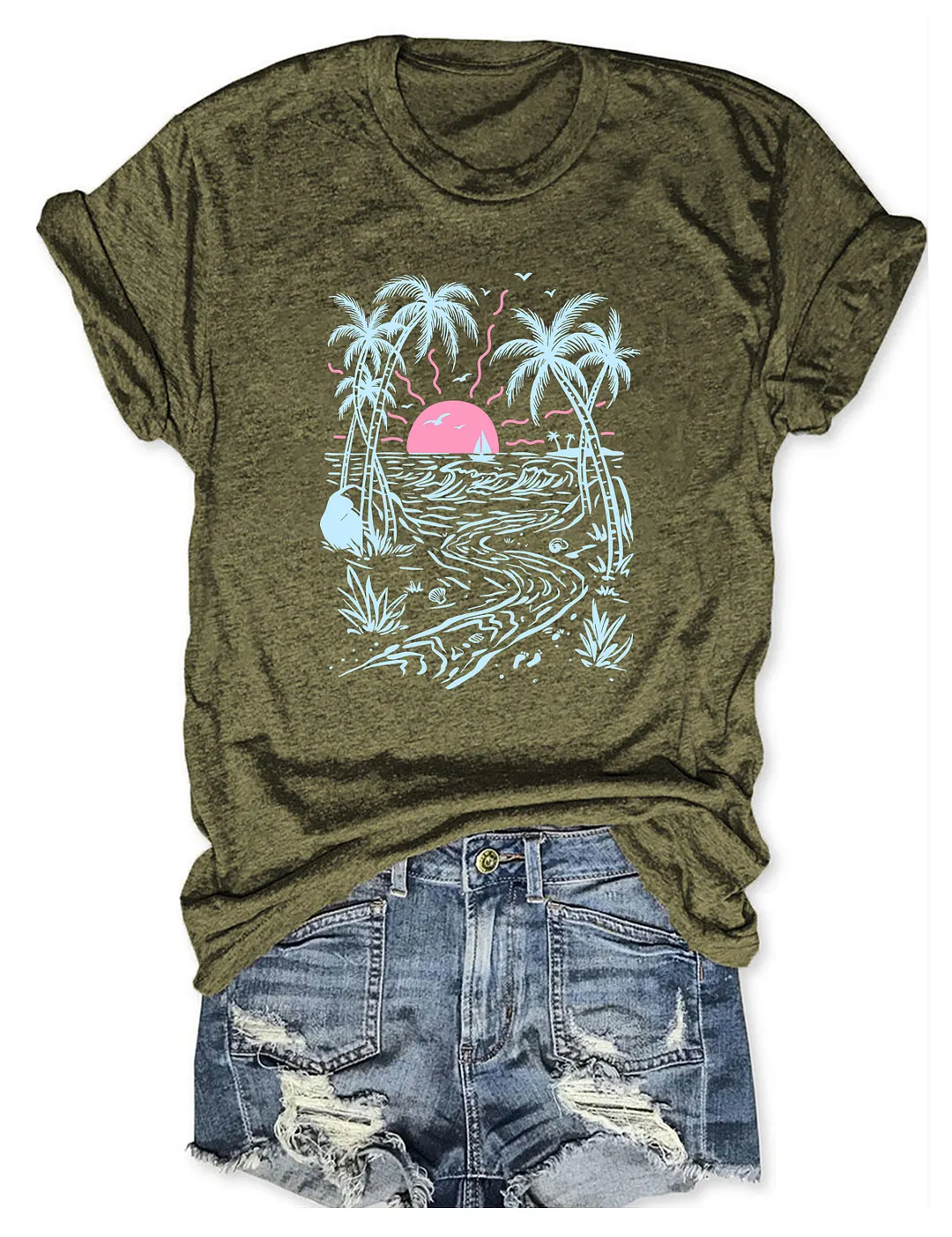 Beach Tropical Salty Summer T-shirt