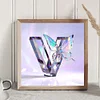 Letter V - Full Round Drill Diamond Painting