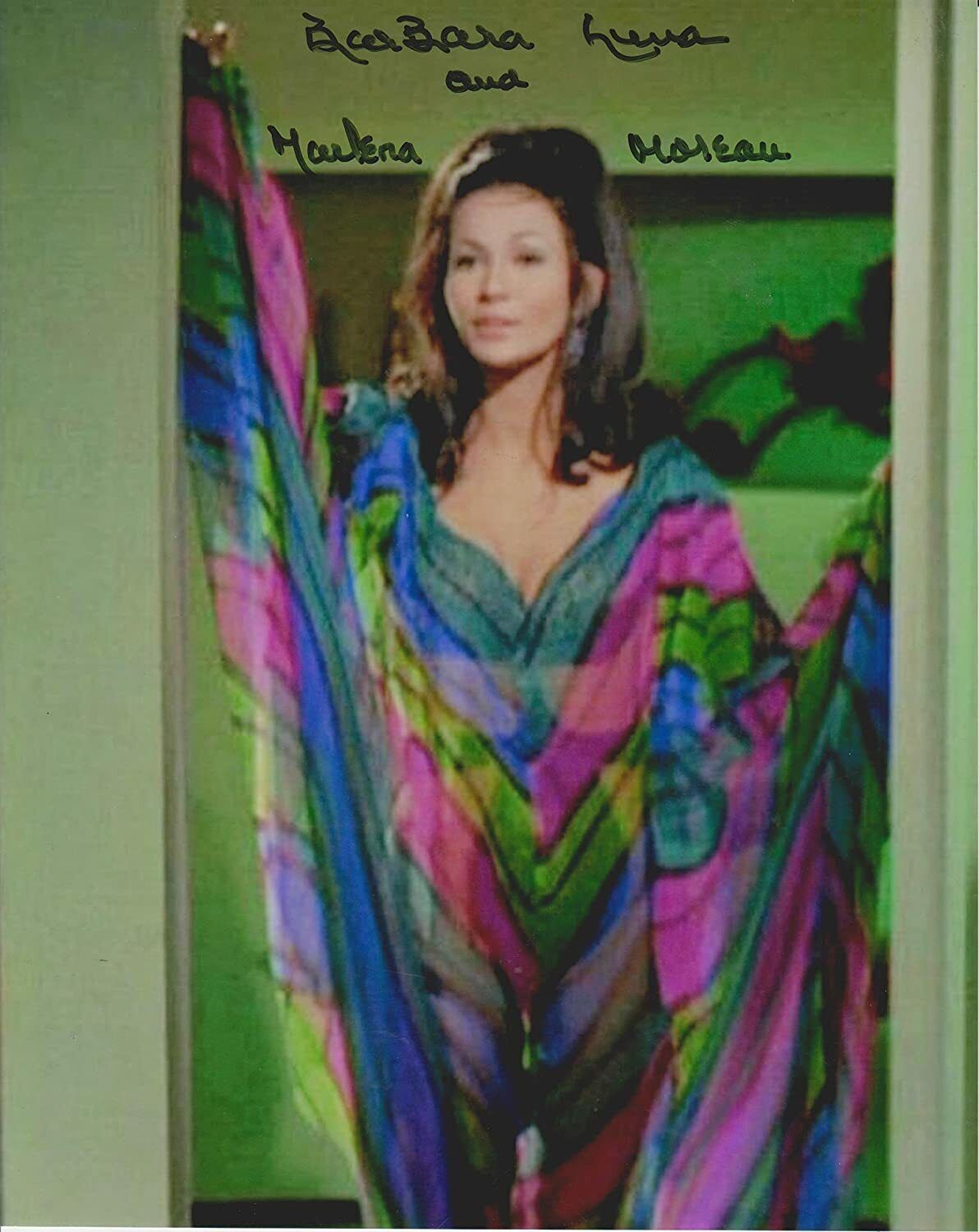 Barbara Luna S Trek TOS Original Signed 8X10 Photo Poster painting #9 signed @HShow