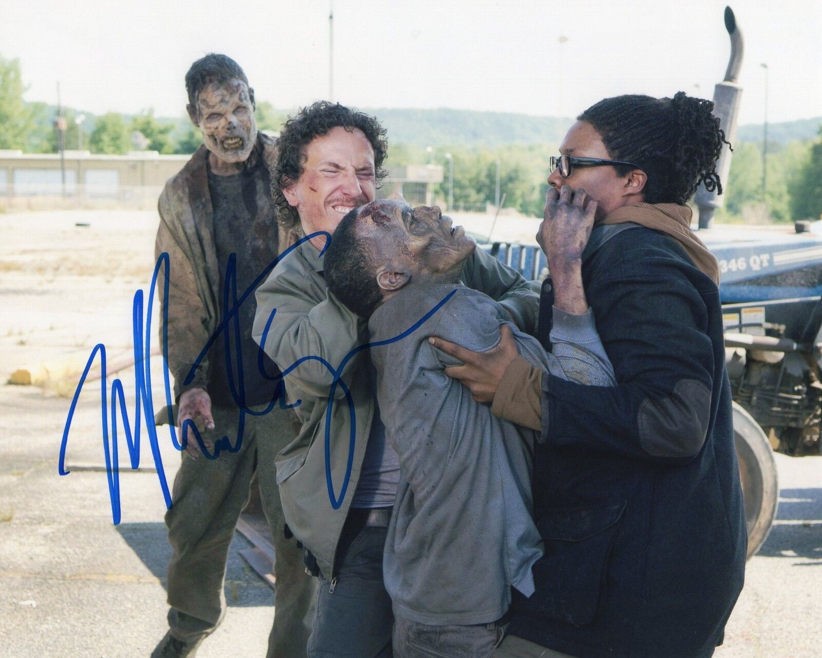 Michael Traynor The Walking Dead Nicholas Signed 8x10 Photo Poster painting w/COA #1